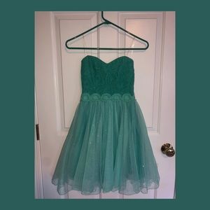 💫Prom Homecoming Formal Turquoise Sparkle Dress✨